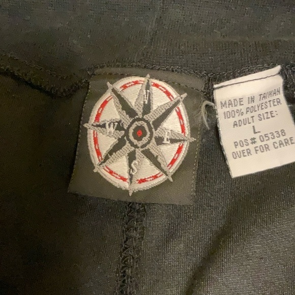 Black Sweatpants with Red Detail Relaxed Fit - Picture 8 of 9